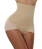 Gotoly Invisable Strapless Body Shaper High Waist Tummy Control Butt Lifter Panty Slim (Small(Prime), Beige)