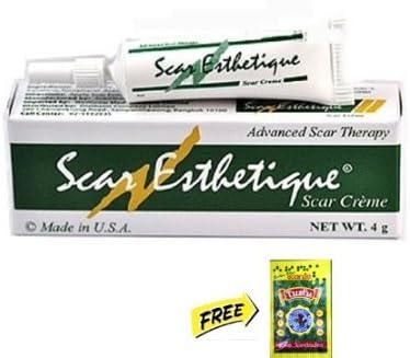 Scar Esthetique Cream for Scar Therapy Treatment Burns Keloid, Acne scar removal cream 4g get free