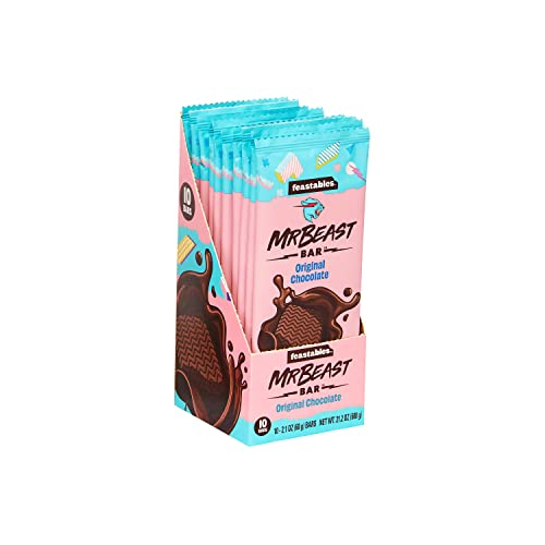 Feastables MrBeast Original Chocolate Bars Made with Organic Cocoa