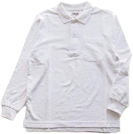 Amazon Blue Mart ブルーマート ポロシャツ 白 ポロ 長袖 学校