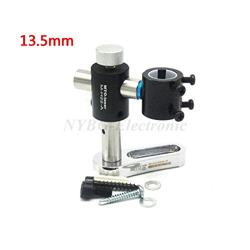 41mluIVGmLL NYBG 6 Sizes For Choice Adjustable Laser Diode Module Holder Mount Clamp Bracket Two Axis (13.5mm)