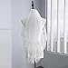 AIBIYI Vintage Inspired Lace Soft Tulle Wedding Veils For Bride With Comb 2 Layers A2