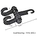 Gyges 2 PCS Car Hooks Vehicle Back Seat Hidden Headrest Hanger, Universal Holder for Purse Handbag Grocery Shopping Bag Cloth Coat (2 Pack)