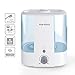 Ultrasonic Cool and Warm Mist Humidifiers, marsboy 6L (1.6 GAL) Anti Mold Aroma Diffuser Air Diffuser, Topside Water Refill, Super Quiet Operation, Ambient Night Light, Easy Cleaning for Baby Adults