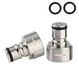 Jansamn Keg Coupler Stainless Steel Ball Lock Posts