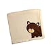Carter's Friends Collection Baby Blanket and Coral Fleece with Bear Applique, Border/Bear