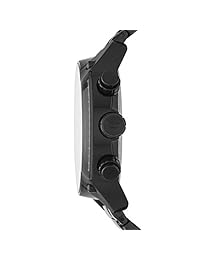 Diesel de los hombres dz4316 Overflow Negro Reloj IP