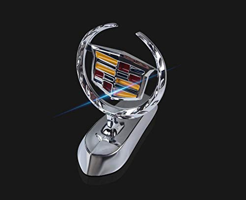 bearfire 3D Emblem Car Logo Front Hood Ornament Car Cover Chrome Eagle Badge (cadillac)