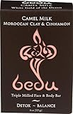 Bedu Soap Bar Camel Milk Moroccan Clay Cinammon, 4 oz