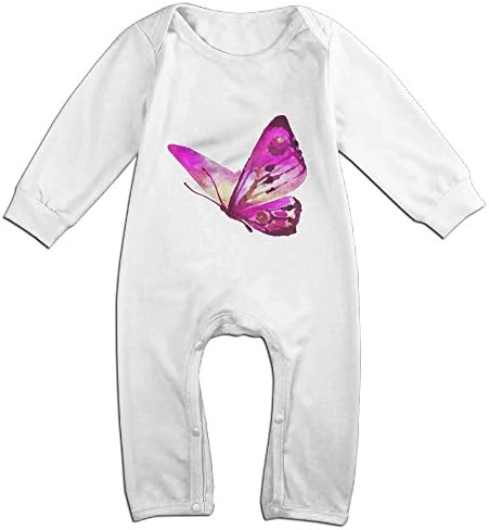 XIUHUA Baby Climbing Clothing Long Sleeved Fashion Purple Butterfly