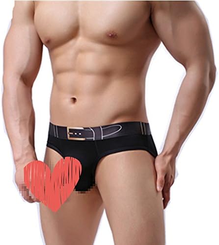AUKU Mens Thong Breathe Underwear，Separation Triangular JJ Sets Underwear