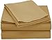 Clara Clark Premier 1800 Series 3-Piece Duvet Cover, Queen, Camel Gold