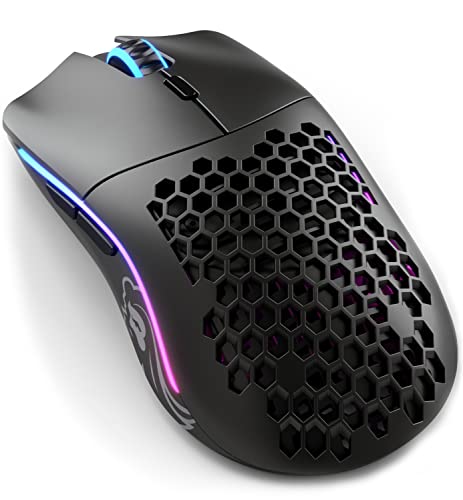 Mouse gamer inalambrico glorious modelo O negro matte