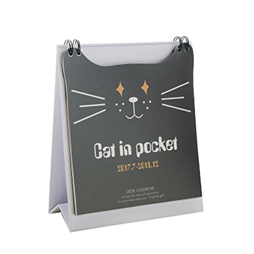 2018 Cute Black Cat Desktop New Notepad Desktop Calendar-A2