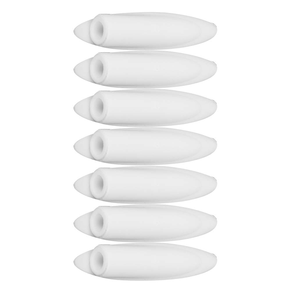 Akozon 100pcs White Plastic Pocket Hole Plugs (9.5mm)