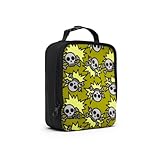 BUILT NY Neoprene Lunch Box, Skeleton Army Olive