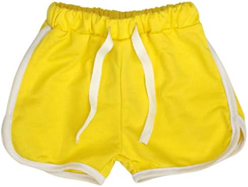 Amazon Co Jp 子供服 キッズ 子供 パンツ 男の子 女の子 体操服 半ズボン 短パン スポーツ ショートパンツ 運動 砂場 イエロー 100 110 1 130 140 150 服 ファッション小物