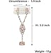 Metme 1920s Flapper Bracelet Ring Set Gatsby Accessories Imitation Pearl Crystal Bracelet Adjustable Ring