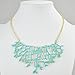 Jane Stone Hot Sale Fashion Vintage Turquoise Jewelry Tree Branch Necklace Modern Choker Jewelry Trendy Collar Necklaces Top Selling Women's Jewelry(Fn0738)