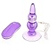 AKStore 10 Mode Vibration Anal Pleasure Butt Plug Vibrating Prostate Massager Anal Sex Toy,Bulbs Probe(Purple)