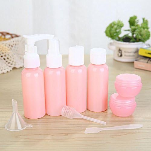9pcs Cosmetic Travel Bottles Small Bottles for Makeup Leak Proof Toiletries Liquid Containers Portable Travel Plastic Bottles