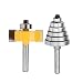 Yakamoz 1/4 Inch Shank Rabbet Router Bit with 6 Bearings Set | 1/8", 1/4", 5/16", 3/8", 7/16", 1/2" Bearings