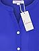 Misswor Womens Band Collar Roll/Short Sleeve Button Down Chiffon Blouse Shirt