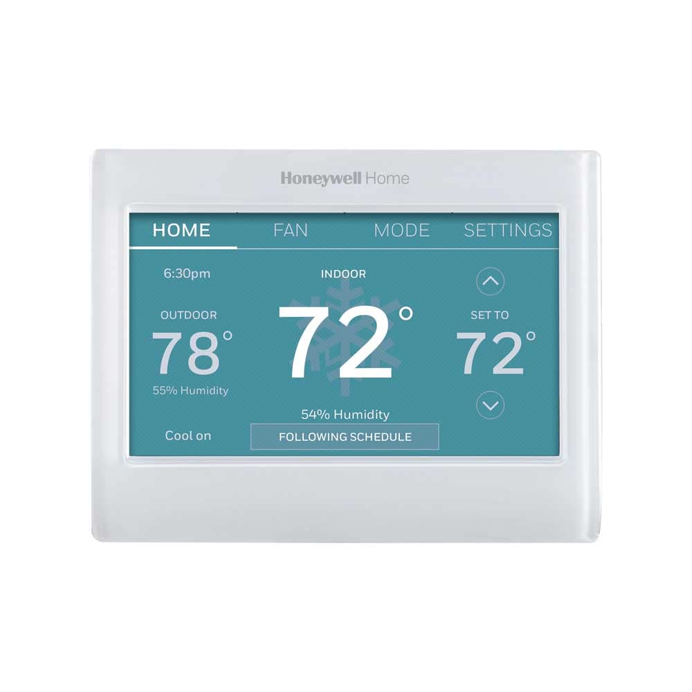 Photo 1 of Honeywell Home RTH9600WF Smart Color Thermostat Energy Star Wi-Fi Programmable Touchscreen Alexa Ready - C-Wire Required, Not Compatible with Line Volt Heating