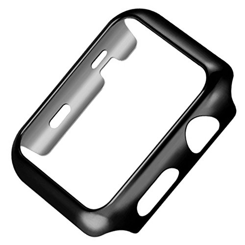 vanki Case Compatible with Apple Watch Series 3 42mm Compatible Case Replacement for iWatch Case Series 3(42mm, Black)