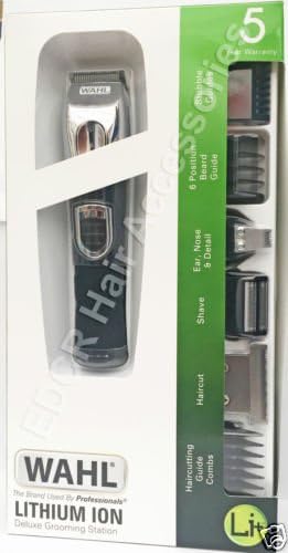 Wahl 9854 802 Lithium Ion Rechargeable Deluxe Grooming Station With 5 Year Warranty Uk Plug 230v 50hz Amazon Co Uk Beauty