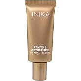 INIKA Renew & Restore Peel | Instantly Resurface Sin for Radiant, Smooth and Soft Complexion. Advanced Multi-Acid formula, AHAS, PHAs and natural exfoliating particles. 30mL