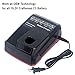 Elefly 19.2V C3 Battery Charger Compatible with Craftsman 19.2 Volt Battery Charger, Compatible with Craftsman 19.2 Volt XCP Lithium, Ni-Cad & Ni-Mh Battery 11375 11376 130279005 315.PP2011 315.PP2010