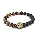 Handmade Lion Bracelet Courage & Strength with Rose Gold Tone Head One-Size-Fits-All Unisex Bangle for Men or Women Holiday Sale !!