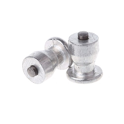Hacloser 100 Pcs Car SUV ATV Metal Screw In Tire Stud Snow Spikes Wheel Tyre Chain, 8mm - Thumbnail 3