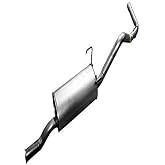 Walker Quiet-Flow SS 47774 Direct Fit Exhaust Muffler Assembly 3" Inlet (ID) 2.5" Outlet (OD) for Toyota Tundra