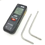 PerfectPrime AR1890P2, Digital Air Pressure Manometer to Measure Gauge & Differential Pressure ±13.79kPa / ±2 psi / ±55.4 H2O with pair of 304 Stainless Steel Static Tube 5.13" x 2.34" Length