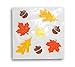 Fall Autumn Harvest Thanksgiving Leaf and Acorn Gel Window Clings - 11 Piece