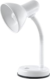Homelife Classic 35W Flexi Desk Lamp Diamond White L958WH UK Plug