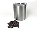 Lowball Stainless Steel Cups with Lids by Avito for Coffee Beer or Mixed Drinks - Set of Two 12 oz - Double Walled and Vacuum Sealed - BPA Free - Best Value