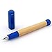LAMY abc blue - child-friendly Fountain Pen for writing beginners with ergonomic grip & polished steel nib in size A - robust maple wood - including LAMY T 10 blue ink cartridge - Right-Handed