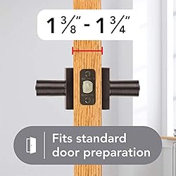 Baldwin Spyglass Passage Lever for Hall or Closet