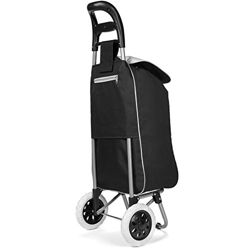 Lightweight Wheeled Shopping Trolley Bag Heavy Duty Collapsible