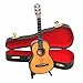 WOGOD Miniature Guitar Wooden Instrument Model- Home Decor 、Christmas and Music Lovers Best Gift (MG-245)