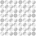 Wall Pops WPD1593 SSilver Confetti Dots, Metallic