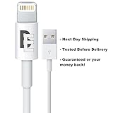 Charging Cables by BE® Connected - 3 Feet USB to 8 pin charger for iPhone 5, 6, iPad Air, Mini, 4th Gen, iPod Touch 5th Gen. Lightning Cable. Data Sync and Charging Cable Charger. IOS 8, 9+ (1 Pack)