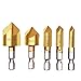 Countersink Drill Bit with Center Punch 8 pack