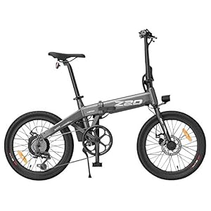 HIMO Z20 Folding Electric Bike for Adults, Mens Mountain Bike, 20″ Electric Bicycle/Commute E-bike with 250W Motor, 36V 10Ah Battery, Shock Absorber, Professional 6-speed transmission Gears