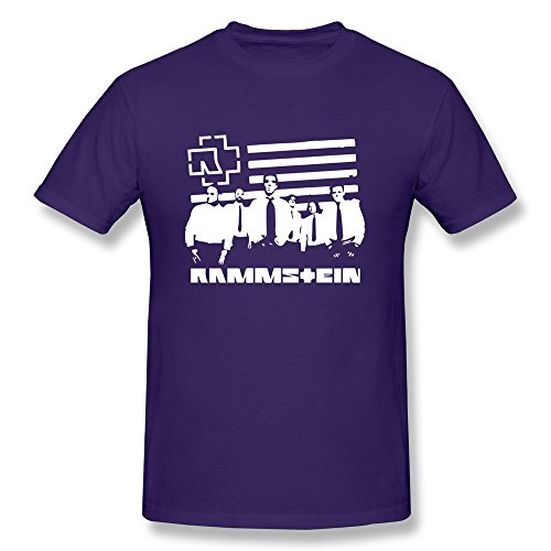 FHY Men's Rammstein Band T-shirts Small ColorPurple