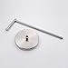 KES SUS304 Stainless Steel Bathroom Lavatory Pedestal Toilet Paper Holder and Dispenser Free Standing, Brushed, BPH280S1-2