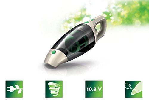 [- Philips ECO FC6148/01 Akkusauger (beutellos, 10,8V Li-Ionen-Akku, 9 Minuten Saugleistung, 100 Wa